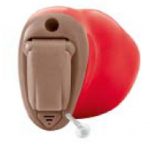 CIC Hearing Aid Primax Deep Red