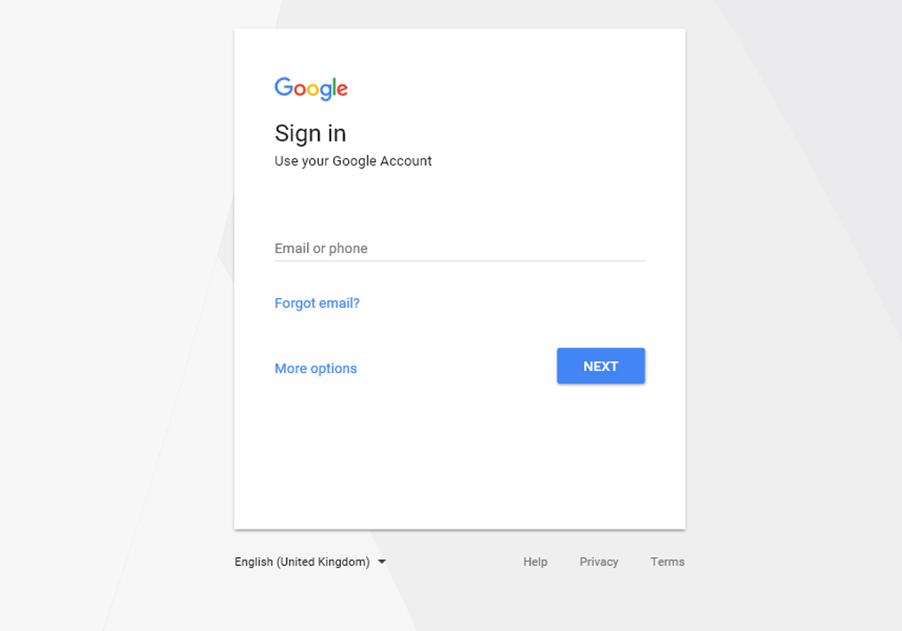 Sign in to Google Account