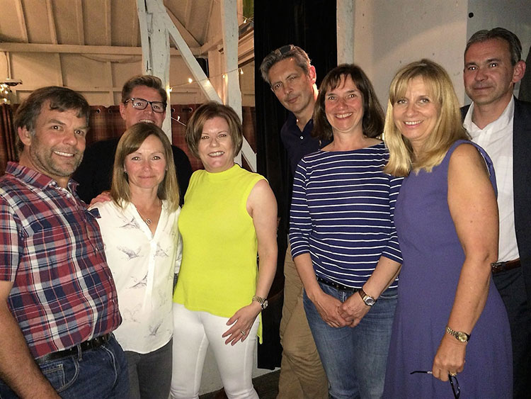 Quiz night - the winning team