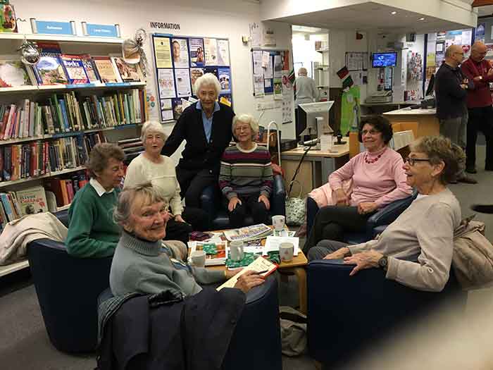 Paws for coffee morning group at Farnham Common Library