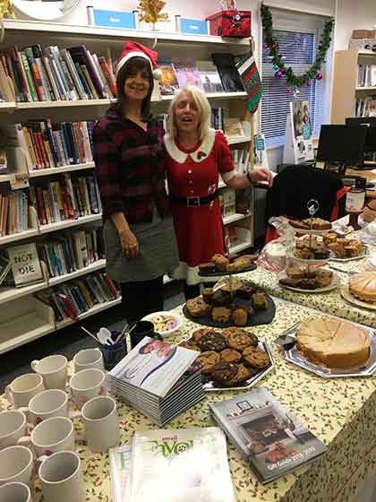 Jane Ring and Jan at our Paws for Christmas coffee morning