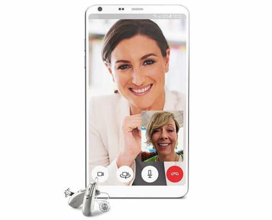 Enjoy true hands-free phone calls with the Phonak Marvel hearing aid
