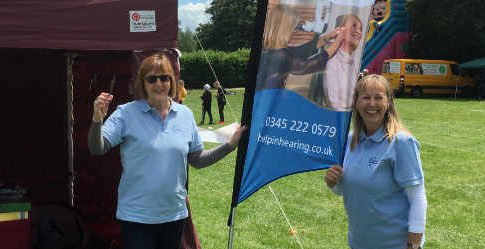 Gilly and Wendy at the Stoke Poges Dog Show