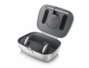 The Unitron Moxi rechargeable hearing aids